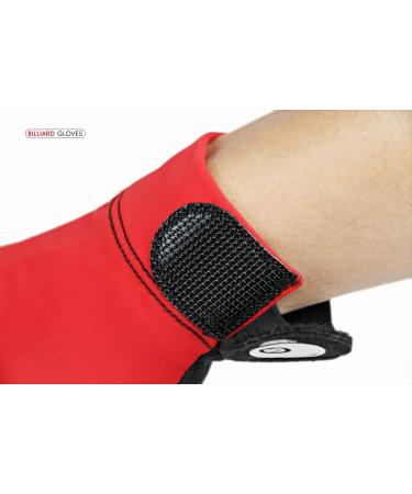 Quick-Dry Pool Glove for Snooker Cue Shooters - Left/Right Hand - Black (Small/Medium) - Buy Online on SooperMarket.com