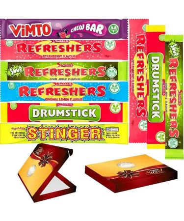 Retro Chew Mixed Bars Sweets Collections - Perfect For Birthdays & Special Occasions - 12 x Mixed Chew Bars 18g - Buy Online on SooperMarket.com
