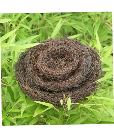 Buy WOFASHPURET Hamster Gerbil Bed Nest - Flower Decoration Rattan & Feather Ornament (15cm) - Buy Online on SooperMarket.com