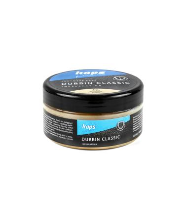 Kaps Wax Grease Dubbin Classic Waterproofs Softens And Preserves Leather Leaves Pleasant Fragrance For Shoes Boots Equestrian Saddles Horse Tack Leather Goods 200 ml 6.76 fl. oz.