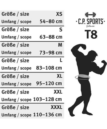 C.P.Sports Powerlifting Belt | XL Weight Lifting & Training Belt for Bodybuilding | Fitness Gear 98-124cm - Buy Online on SooperMarket.com