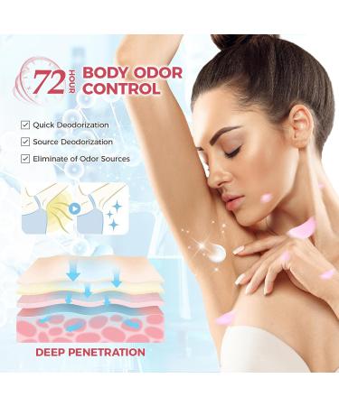 Whole Body Deodorant for Women Luxsea Aluminum Free Deodorant Lotion for Men Armpit Deodorant Cream for 72 Hour Odor Control Rose Deodorant Antiperspirant Clear Gel Baking Soda Free Natural Skin Care - Buy Online on SooperMarket.com
