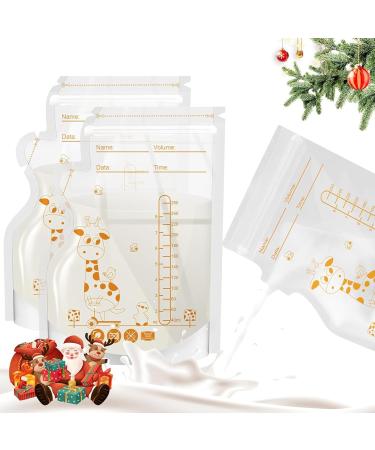 Breast Milk Storage Bags 250ml - 40 Pack | Freezer Safe Baby Milk Bags | Ideal for Bottle Warmer - Buy Online on SooperMarket.com