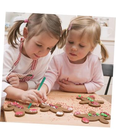 CIYODO 6pcs Biscuits Cake Boxes Decor Cake Coloring Markers Edible Cake Pens Dual Tip Markers Plastic - Buy Online on SooperMarket.com