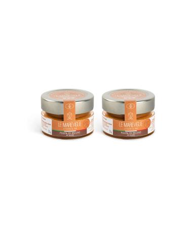 Sea Urchin - Pulpe Le Mareviglie - 2 packs of 55g - Handmade in Sardinia Italy - Caviar of the Mediterranean