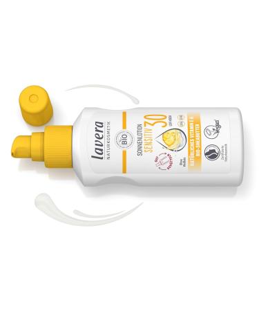 Lavera Sun Lotion Sensitive SPF 30 - 100ml | Best Sunscreen for Sensitive Skin | International Shipping Available - Buy Online on SooperMarket.com