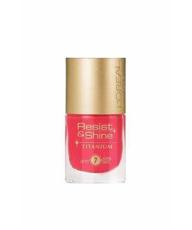L 'Oreal Resist and Shine Titanium Nail Polish 430