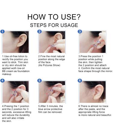 Face Lift Tape 40 Pieces Lift Face Sticker Chin Lift Patches Waterproof Facelift Tape Kit Instant Face Lifting Tape Invisible Face Lift Tape for Chin Jawline Face Neck Wrinkles - Buy Online on SooperMarket.com