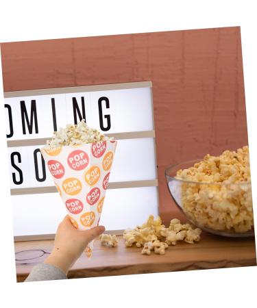 Didiseaon 250 Pcs Popcorn Bag Cardboard Popcorn Pink Candy Cotton Candy Cones Gift Bags Halloween Cone Bags Kids Snack Bag Popcorn Cone Bags Mini Candy Glass Child Paper Packing Bag - Buy Online on SooperMarket.com