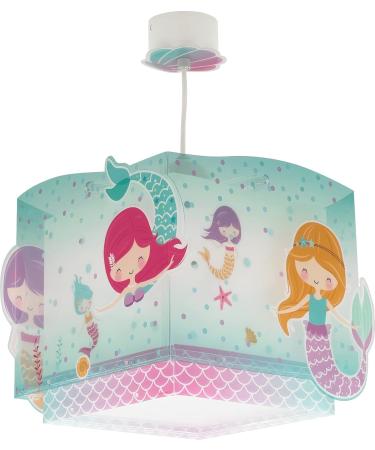 Dalber Mermaid Ceiling Lamp for Children's Room - E27 Pendant Light | Kids Lighting - Buy Online on SooperMarket.com