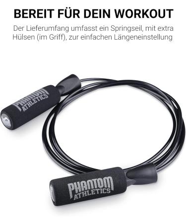 Phantom Skipping Rope - Perfect for Sports Fitness Strength Training Martial Arts & Boxing | Shop Now for Adults - Buy Online on SooperMarket.com