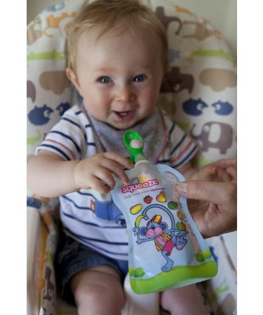 Fill n Squeeze Baby Spoon for Pouches - Simple Puree Spoon Clip for Ellas Kitchen Organic Food Pouch - Pack of 1 - Buy Online on SooperMarket.com
