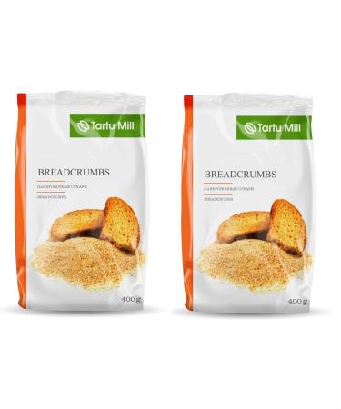 2x 400g GOLDEN BREADCRUMBS PREMIUM PREMIUM CRUMBLED BREAD FROM TARTU MILL 0.8kg