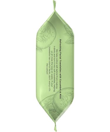 Burt's Bees Sensitive Facial Cleansing Towelettes with Cucumber and Mint - 30 Count | Gentle Face Wipes for Sensitive Skin - Buy Online on SooperMarket.com