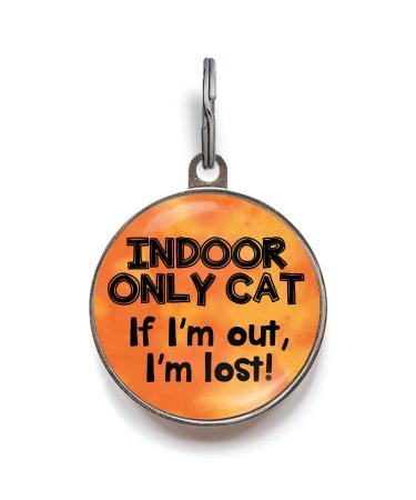 Indoor Cat ID Tag | Free Personalisation