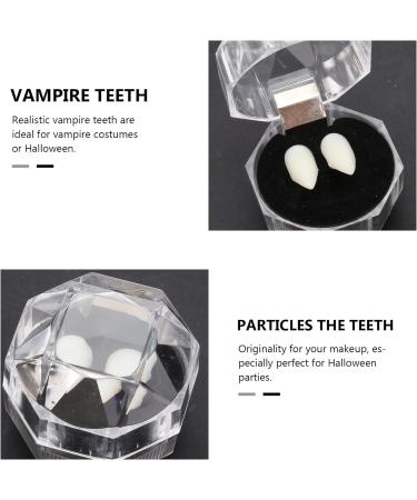 Bestoyard 2 Pack Halloween Vampire Fangs and Werewolf Teeth Set - Fake False Teeth for Costumes - Buy Online on SooperMarket.com