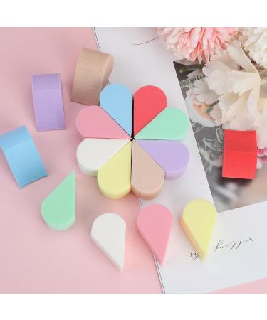 Reusable Petal Makeup Sponges Set - 16pcs Cosmetic Beauty Blender for Girls and Women - Buy Online on SooperMarket.com