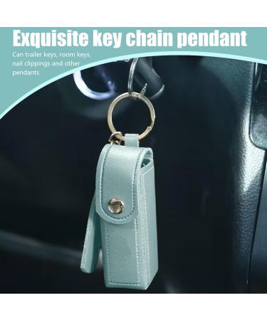 Buy 2PCS Lipstick Case with Heart Mirror | Portable Lip Balm Holder & Keyring Pouch for Women - Perfect Gift - Buy Online on SooperMarket.com