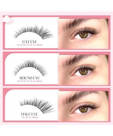 Parriparri Cluster Lashes 120Pcs Individual Lash Extensions 8-16MM | Natural Wispy Fluffy DIY Lash Clusters | False Eyelashes Extension with Clear Band - W61 - Buy Online on SooperMarket.com
