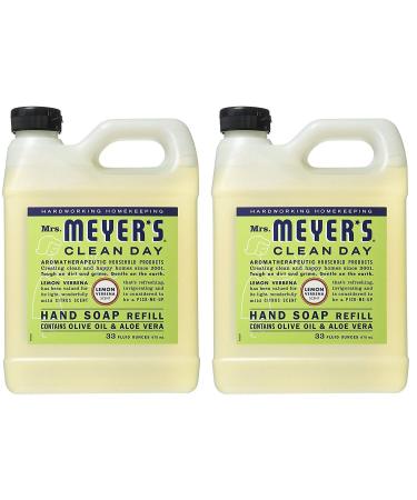 Mrs. Meyer's Liquid Hand Soap Refill Lemon Verbena 33 FL OZ