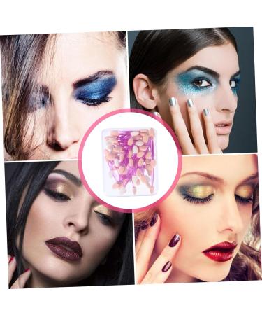 HAPINARY 100pcs Double Ended Eyeshadow Brush Makeup Sponge Makeup Eyeshadow Makeup Brush Plastic - Buy Online on SooperMarket.com