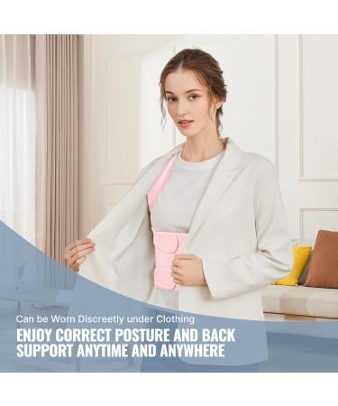 Back Brace and Posture Corrector for Women and Men Back Straightener Posture Corrector Scoliosis and Hunchback Correction Back Pain Spine Corrector Support Adjustable Posture Trainer Small Pink (Small:Waist 26-34'') - Buy Online on SooperMarket.com