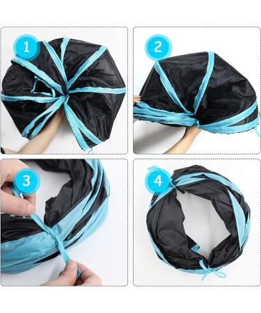 Baguuaray Cat Tunnel Collapsible 2 Way Interactive Pet Play Toy for Indoor Outdoor - Ideal for Puppy, Kitten, Rabbits, Guinea Pig - Buy Online on SooperMarket.com