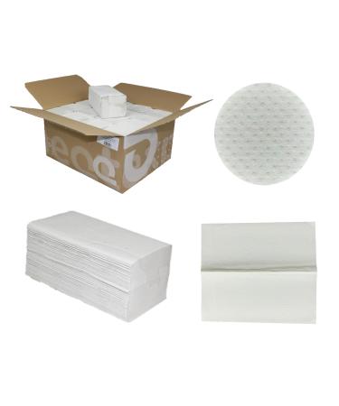 3200 suction -strong cheap folding towels for all common donors2-layer |23x21 cm |white |V-falz |16 packets A 200 towels 3200 towels in the box |Huchtenemeier