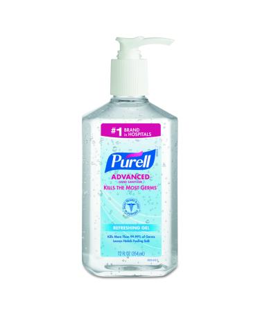 PURELL 365912CT Advanced Instant Hand Sanitizer 12-oz. Pump Bottle