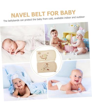 Healeved 2pcs Baby Belly Button Band - Infant Umbilical Cord Care Belt for Newborns - Hernia Support and Navel Warmth - Buy Online on SooperMarket.com