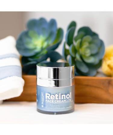 Retinol 2.5% High Potency Face Cream - Organic Anti-Aging Moisturizer with Vitamin C & Hyaluronic Acid - 1.7oz for Dry Skin - Buy Online on SooperMarket.com