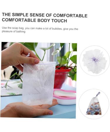 FOYTOKI 160 Pcs Soap Bag Soap Net Soap Bags Mesh Foaming Net Mesh Cosmetic Bag Facial Scrubber Face Nylon - Buy Online on SooperMarket.com