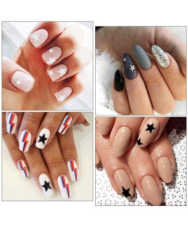 3D Self-Adhesive Star Nail Art Stickers Decals - Manicure Accessories - Buy Online on SooperMarket.com