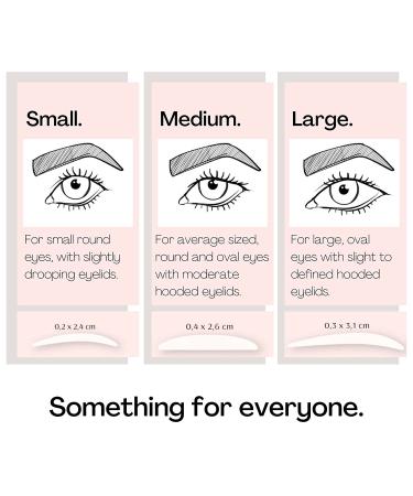 Small Wonderstripes Eye Lid Tape - 64 Pack | Eyelid Lifting Strips for Hooded & Droopy Eyes | Invisible Silicone Tape for All Shapes | Easy Makeup Application - Buy Online on SooperMarket.com