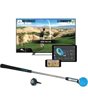 PHIGOLF Phigolf2 Golf Simulator | Indoor & Outdoor Swing Trainer with Motion Sensor | Compatible with WGT/E6 Connect APP | Works with Smartdevices - Buy Online on SooperMarket.com