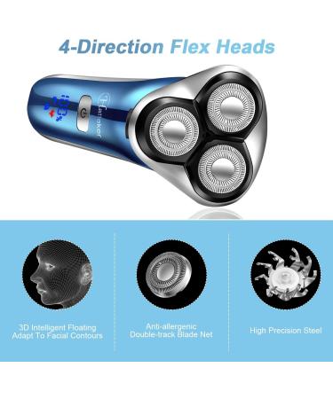 Hatteker Electric Men Shaver Replacement Heads RSCX-7568D & RSCX-958804 - High-Quality Durable Blades for a Smooth Shave | International Shipping Available - Buy Online on SooperMarket.com
