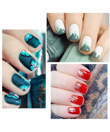 5 Pcs Dual Tipped Silicone Nail Art Sculpture Pens for Home Salon - Buy Online on SooperMarket.com