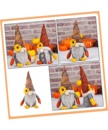 ABOOFAN Doll Thanksgiving Harvest Rudolph Gnome Decoration for Decor Figurine Autumn Festival Party Assorted Color 28X11X7CM - Buy Online on SooperMarket.com