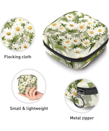 Chamomiles Sanitary Napkin Storage Bag | Menstrual Cup Pouch | Nursing Pad Holder | Period Bag for Women & Teen Girls - Multi-colored - Buy Online on SooperMarket.com