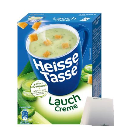 Erasco Hot Cup Leek Cream Soup 12-Pack | 36 Bags of 17.66g | International Shipping Available - Buy Online on SooperMarket.com