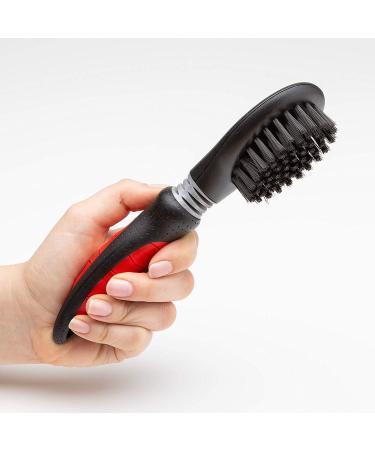 Mikki Nylon Bristle Brush - Gentle Matt and Tangle Remover for Dogs and Cats - Soft Grooming Brush in Black Teal - Size S - Buy Online on SooperMarket.com