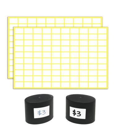 4000 pieces 13 x 8 mm - labels self-adhesive labels stickers adhesive labels for labeling
