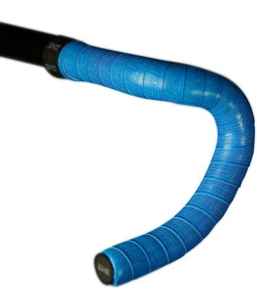 XTRM Tacky Handlebar Tape 3.0mm - Foam Infused Triple Layer PU Wraps for Road and Mountain Biking - Blue | Made in Taiwan - Buy Online on SooperMarket.com
