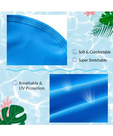Buy Comfortable Bathing Caps for Kids & Adults - 2-Pack Elastic Swim Caps with Earplugs & Nasal Clip - Buy Online on SooperMarket.com
