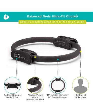Ultra-Fit Circle Pilates Ring - 15 Inch Pilates Body Ring for Thigh Exercise & Leg Fitness at Home or Studio - Buy Online on SooperMarket.com