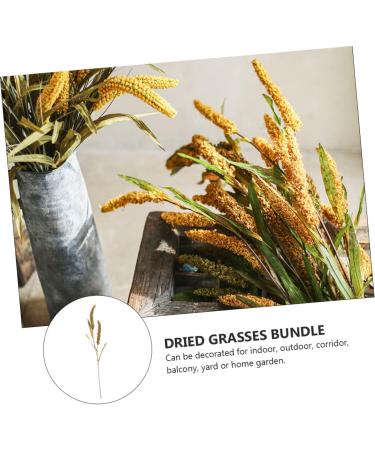 Ciieeo 3pcs Simulated Ears of Corn Artificial Wheat Ears Stalks Thanksgiving Decorations Wheat Home D cor Fall Decor Artificial Plants Simulation Wheat Ears Household Fake Grass Iron Greenx3pcs 12X75CMx3pcs - Buy Online on SooperMarket.com