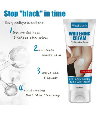 Armpit Whitening Cream Skin Whitening Cream For Underarm Skin Lightening Cream For Whole Body Underarm Whitening Products For Dark Skin & Private Parts Knee Elbows Legs Underarm - Buy Online on SooperMarket.com
