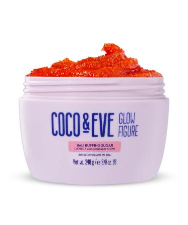 Coco and Eve Glow Figure Bali Buffing Sugar - Exfoliating Body Scrub for Women | Coconut Sugar Scrub (8.5 oz)