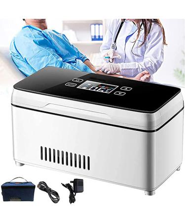 Insulin Cooler Box Mini Medication Fridge Electric Insulin USB Portable Cooler for Storing Diabetes Medication 0-18 Degrees Travel Medicine Cooler Touchmodel-nobattery