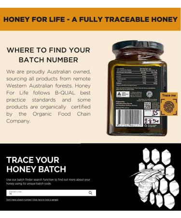 UKs Most Active Honey | Super Marri TA50+ / MGO 1600+ | Stronger than Manuka Honey 1000 MGO - Manuka Honey Medical Grade | Raw Honey - Cold Pressed & Unpasteurised | Honey for Life (260 g) 260 ml (Pack of 1) - Buy Online on SooperMarket.com